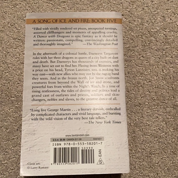 Game of thrones - a dance with dragons book - Picture 3 of 4